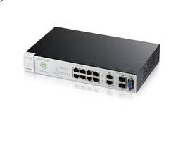 ZYXEL NSW100-10 - NEBULA CLOUD SWITCH8-PORT GIGABIT  + 2 DUAL PERSONALITY (GBE RJ-45/SFP) (10 TOTAL PORTS) (1 YEAR BUNDLED SERVICE)