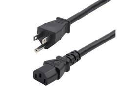 STARTECH 8FT (2.4M) COMPUTER POWER CORD, NEMA 5-15P TO IEC 60320 C13 AC POWER CABLE, 13A 125V, 16AWG, REPLACEMENT POWER CABLE, UL LISTED